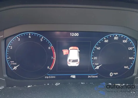 2021 Volkswagen Atlas Cross Sport 3.6L V6 Sel Premium R-Line z USA, uszkodzony, nr VIN 1V2FE2CA3MC213720